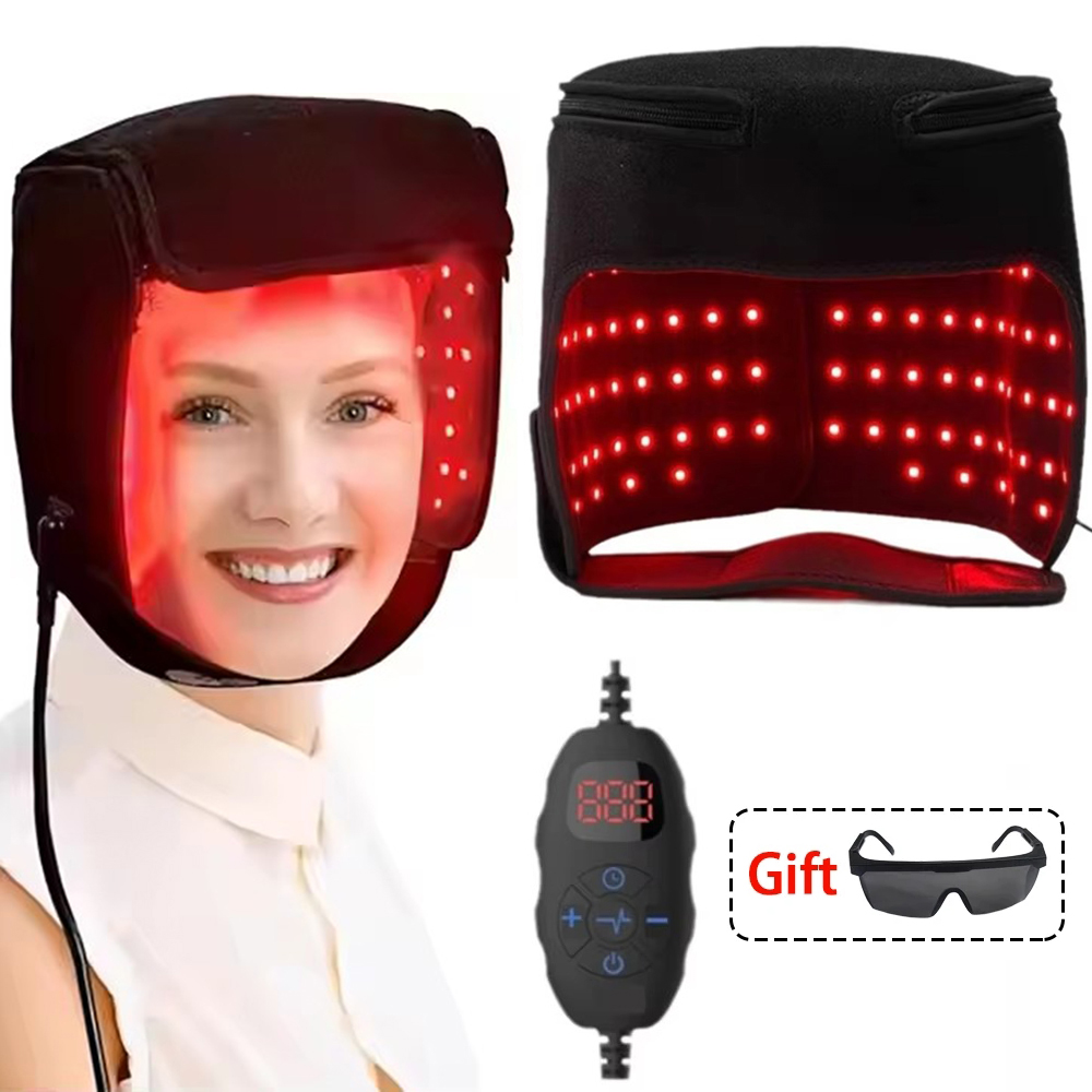 Hair Care Products - LED-Rotlichttherapie-Hut für Haarwachstum, rote und Infrarot-Licht-Haarwachstumskappe