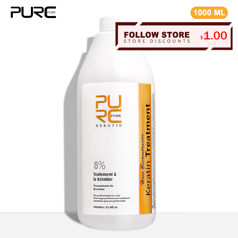 Hair Care Products - PURC 8 % Keratin-Glättungsbehandlung, krauselige Entfernung,