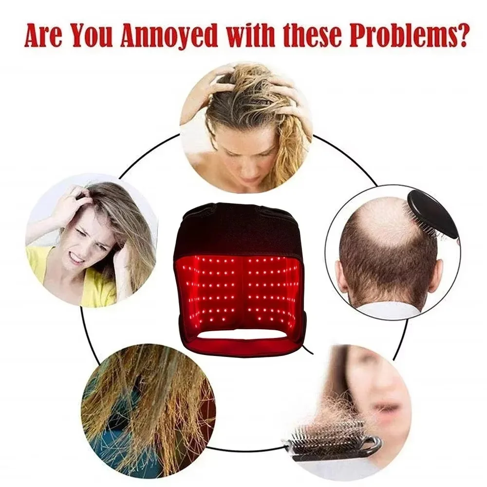 LED-Rotlichttherapie-Hut für H – Hair Care Products Bewertung und Preis